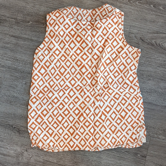 Land's End Linen Sleeveless Top - Picture 5 of 5